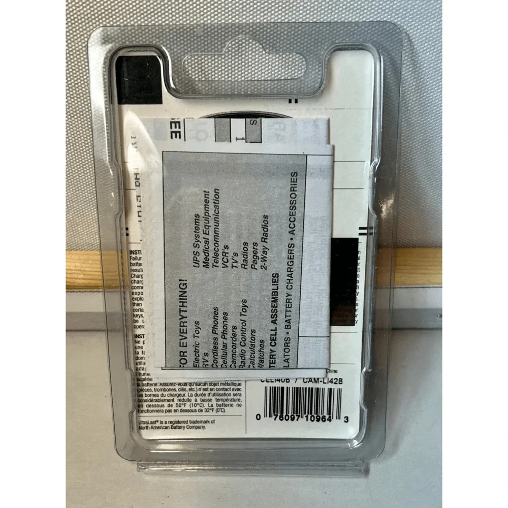 Ultralast Rechargeables Digital Camera Battery NIB- Kodak, Casio, Fuji, Nikon
